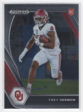 #123 2021 Prizm Draft Picks BASE + Trey Sermon RC Oklahoma Sooners