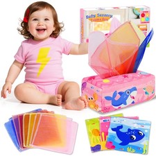 Baby Tissue Box Toy - Baby Girl Toys Montessori Toys for Babies 6-12 Months -...