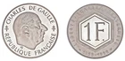 1 SILVER FRANC / 1 SILVER FRANC. FRANCE / FRANCE. 1988. 30th ANNIVERSARY. PROOF
