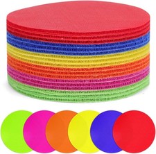 36 Pcs Carpet Spot Markers, 4 Inch 6 Colors Carpet Dots for Classroom, Durable F