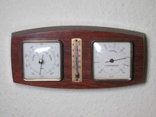 Vintage 50er Jahre Fischer Torr Wetterstation - Barometer und Hygrometer