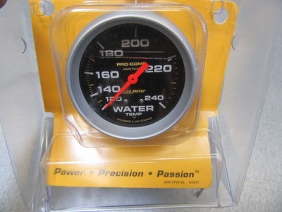 Auto Meter 5432 Pro-Comp Liquid-Filled 2 5/8'' Mechanical Water Temp Gauge