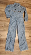Vintage Boys Size 10 Key Imperial Striped Coveralls, Bibs, Made In USA
