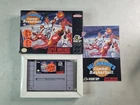 Bill Laimbeer's Combat Basketball Super Nintendo SNES 1991 Complete in Box CIB