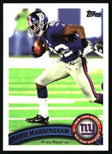 2011 Topps #162 Mario Manningham New York Giants