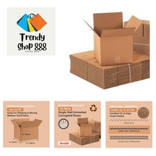 Shipping Boxes Medium 16"L x 12"W x 10"H, 25-Pack  Corrugated Cardboard Box ...