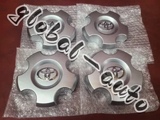 2007-2017 For Tundra Sequoia Center Cap Hubcap Silver 42603-0C070 Set of 4