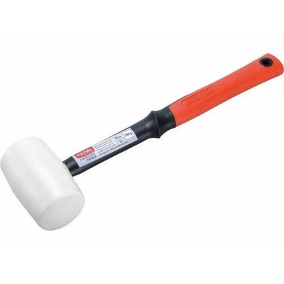 Gummihammer Schonhammer Rückschlagfrei weiß 60mm verstärkt