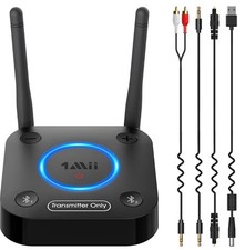 1Mii B06TX Bluetooth 5.2 Transmitter for TV to Wireless Headphone/Speaker