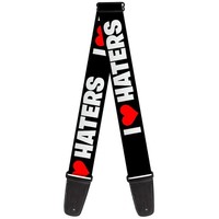 `Guitar Strap - I ``Heart`` Haters Black/White/Red` (Us Import) ACC NEU