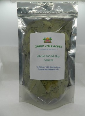 Whole Dried Bay Leaves, 4oz - Sweet, Lemon Note, Warm Subtle Flavor