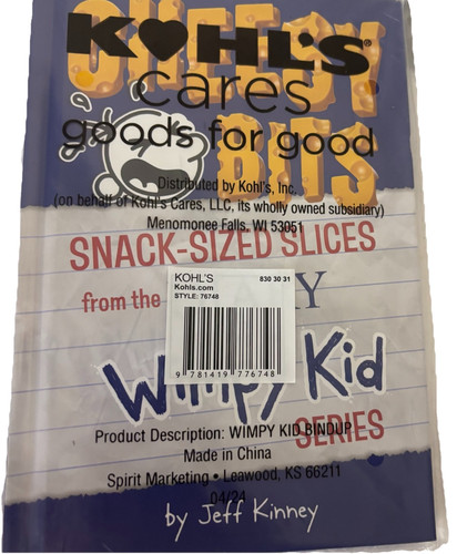 Diary of a Wimpy Kid by Jeff Kinney Plush Doll Toy Hardcover Book Education Toy - Picture 10 of 11