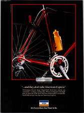 VISA 1980 Print Ad Performance Bicycle Shop Vintage Cycling Bike Original