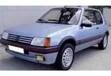 1/43 scale Peugeot 205 GTi 1.6 1988 (Topaz Blue) miniature car [471723]