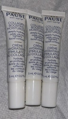 SET OF 3 PAUSE WELL-AGING COLLAGEN BOOSTING MOISTURIZER 0.17 OZ 5 ML NEW
