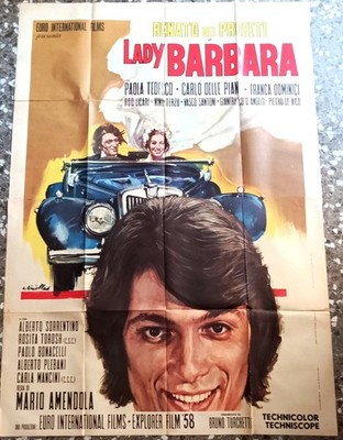 Manifesto originale 4F - LADY BARBARA 1° Edizione - Movie Poster Affiche