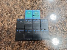 Lot Of 10 PS2 PlayStation Magic Gate 8MB Memory Cards a