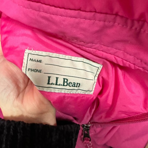 LL Bean Girls Pink Ski Bib Snow Pants Waterproof Size 18 XXL Reinforced Knees - Picture 12 of 12