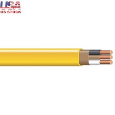12 Gauge NM-B Copper Building Wire 600V SIMpull Jacket Residential Cable New