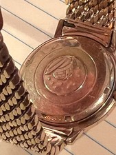 Omega Constellation Pie Pan Vintage Chronometer 18K Gold w/ Omega Bracelet 116g 3