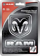 Chroma Graphics 041703 Ram Logo Shield Text Aluminum Decal Chroma Graphics 041703 Ram Logo Shield Text Aluminum Decal