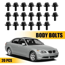 Body Bolts Screws Fastener Fender M6-1.0x 16mm Long- 10mm Hex- 17mm Washer 20x