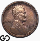 1915-D Lincoln Cent Wheat Penny, Mint Luster BU+