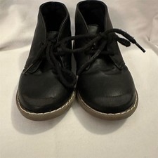 The Children's Place Toddler Boys Black Lace Up Boots Casual