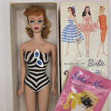 Org Vtg Mattel Titian Ponytail Barbie 1961 no...