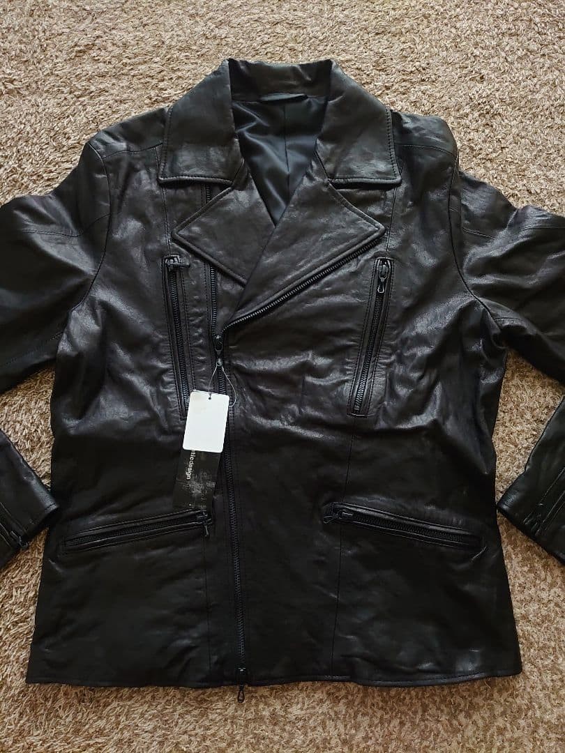 semantic design SHELLAC riders leather jacket | eBay