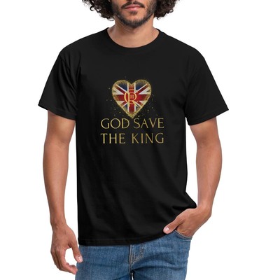 King Charles III God Save The King Männer T-Shirt