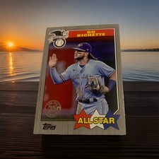 2022 Topps #87AS-41 Bo Bichette 1987 35th Anniversary All-Star #/299 Blue Jays