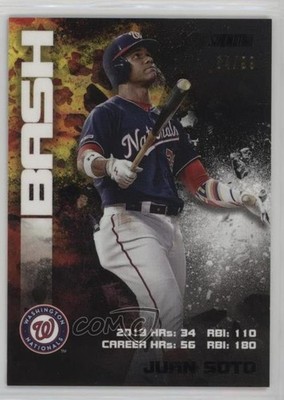 2020 Topps Stadium Club Bash & Burn Black /99 Juan Soto #BAB-6 n0c