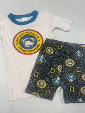HANNA ANDERSSON ORGANIC COTTON SPACE EXPLORER SHORT JOHNS PAJAMAS 130 8