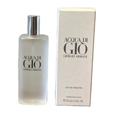 Acqua Di Gio Giorgio Armani Men EDT 0.5 Fl Oz 15Ml Travel Size Spray New SEALED