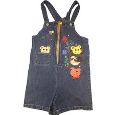 Miki House Overalls Shorts Jumper RARE Boutique Clothes for Children