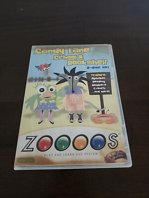 Sandy Lane School & Book Shelf (DVD, 2006 2 Disc Set) Play And Learn System