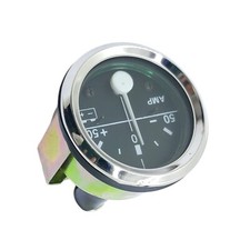 ELECTRONICS AMMETER 12-24 V 52mm DIA CHROME FRONT COVER FIT FOR CAR BOAT TRUCK