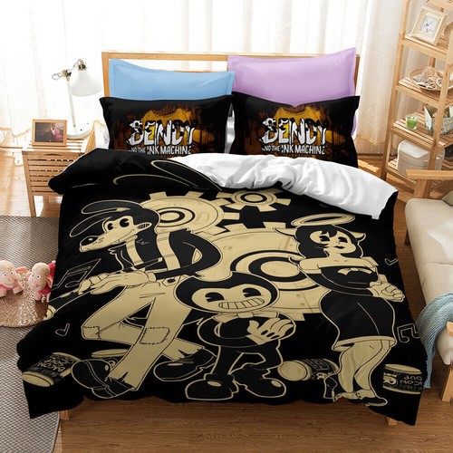 Bendy and The Ink Machine Bedding Set Duvet Cover Home Textile Bed Cover DS - Picture 21 of 44