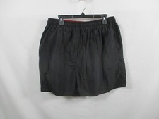Op Mens Board Shorts XL Black Swimwear Elastic Waist Pull On Nylon Red