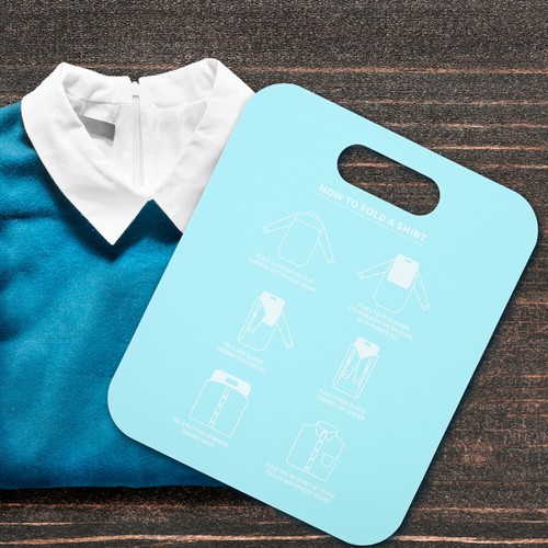 2 Pcs Clothes Board Travel Shirt Folder Adult Shirts Folding Boards - Picture 9 of 12