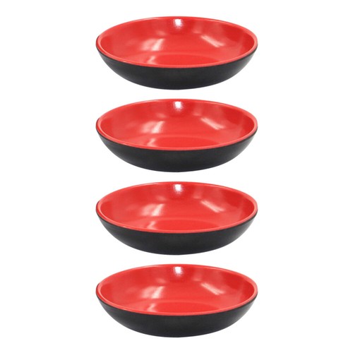 4 Pcs Condiment Dish Appetizer Plates Japanese Soy Dishes Condiment Bowls