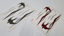 Swift Accord Caravan Bird Side Flash Stickers Decals - PAIR