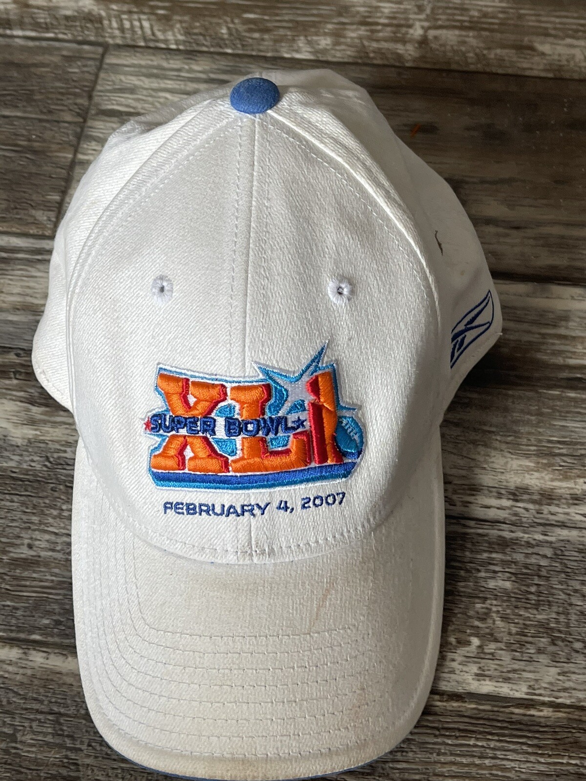 Super Bowl XLI Reebok Adjustable NFL Hat Colts Bears 2007 Dad Cap