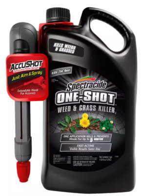 Spectracide One Shot Weed and Grass Killer With Accushot - 1 Gallon