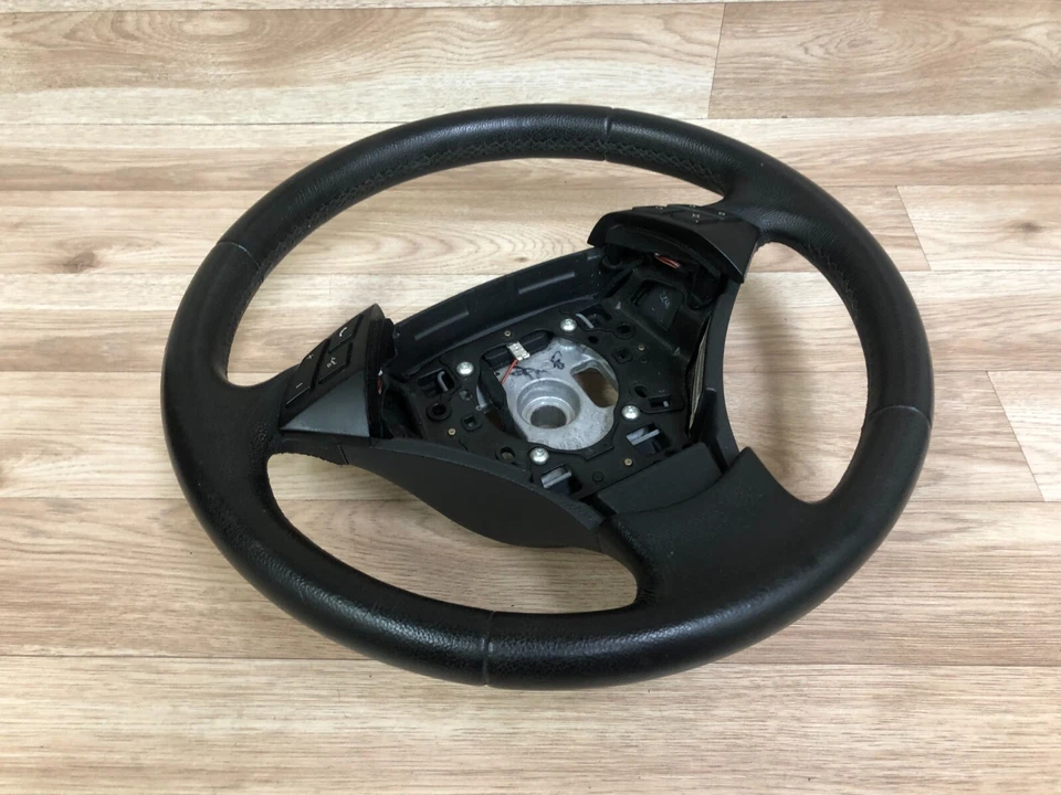 BMW E60 528 535 550 M5 OEM ПЕРЕДНИЙ КОЖАНЫЙ РУЛЬ ЧЕРНЫЙ 2008-2010 - Изображение 2 из 4