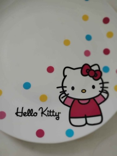 Rare 4 pc Hello Kitty polka dot plate set - Picture 14 of 24