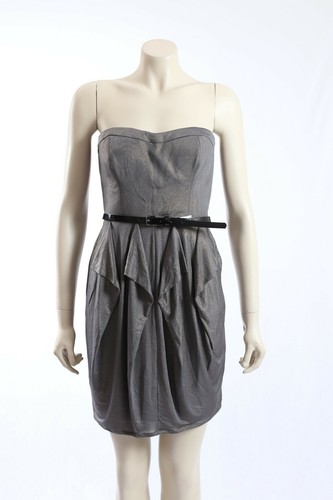 NEW Jessica Simpson charcoal gold party 