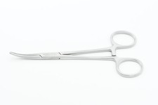 PREMIUM Veterin&auml;r Arterienklemme nach CRILE gebogen 14 cm mit sperre