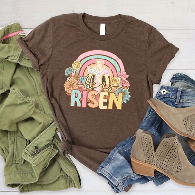Love In Faith LOT OF 2 Women's Graphic Tee (He is Risen/Not Lucky) Size XL *NEW*